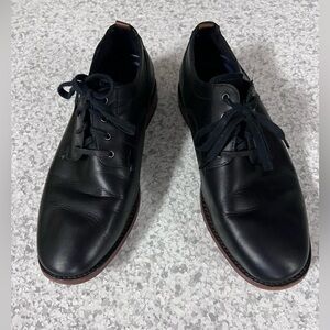 Cole Haan Black Leather Oxfords (Grand 360)